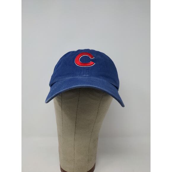MLB Chicago Cubs Baseball Slideback Hat OSFA Twins Enterprise Cap Blue - Picture 2 of 10